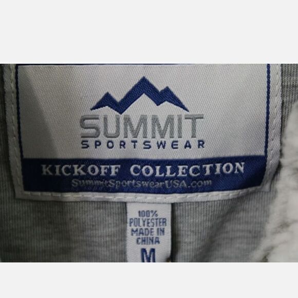 SUMMIT KICKOFF COLLECTION YALE UNIVERSITY SHERPA STRIPE TRIM BOMBER JACKET M NWT - Picture 6 of 6